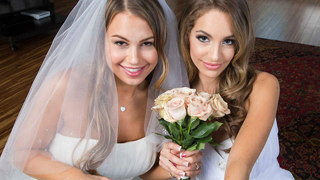 Kendall Kayden And Kimmy Granger In Here Cums The Bride Vr 4 Porn