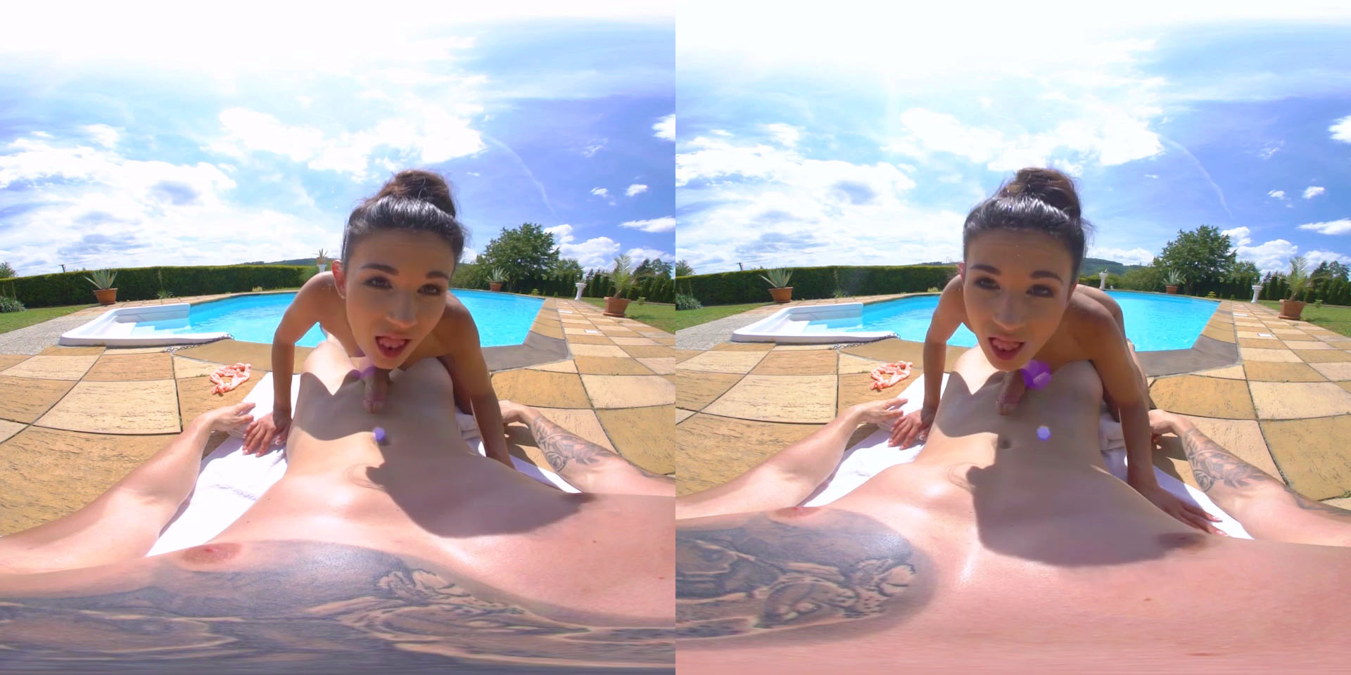 Rosaline Rosa in Sex By The Pool – VR 4 Porn